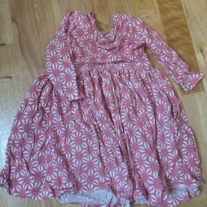 Pink Chicken Pink Floral Dress